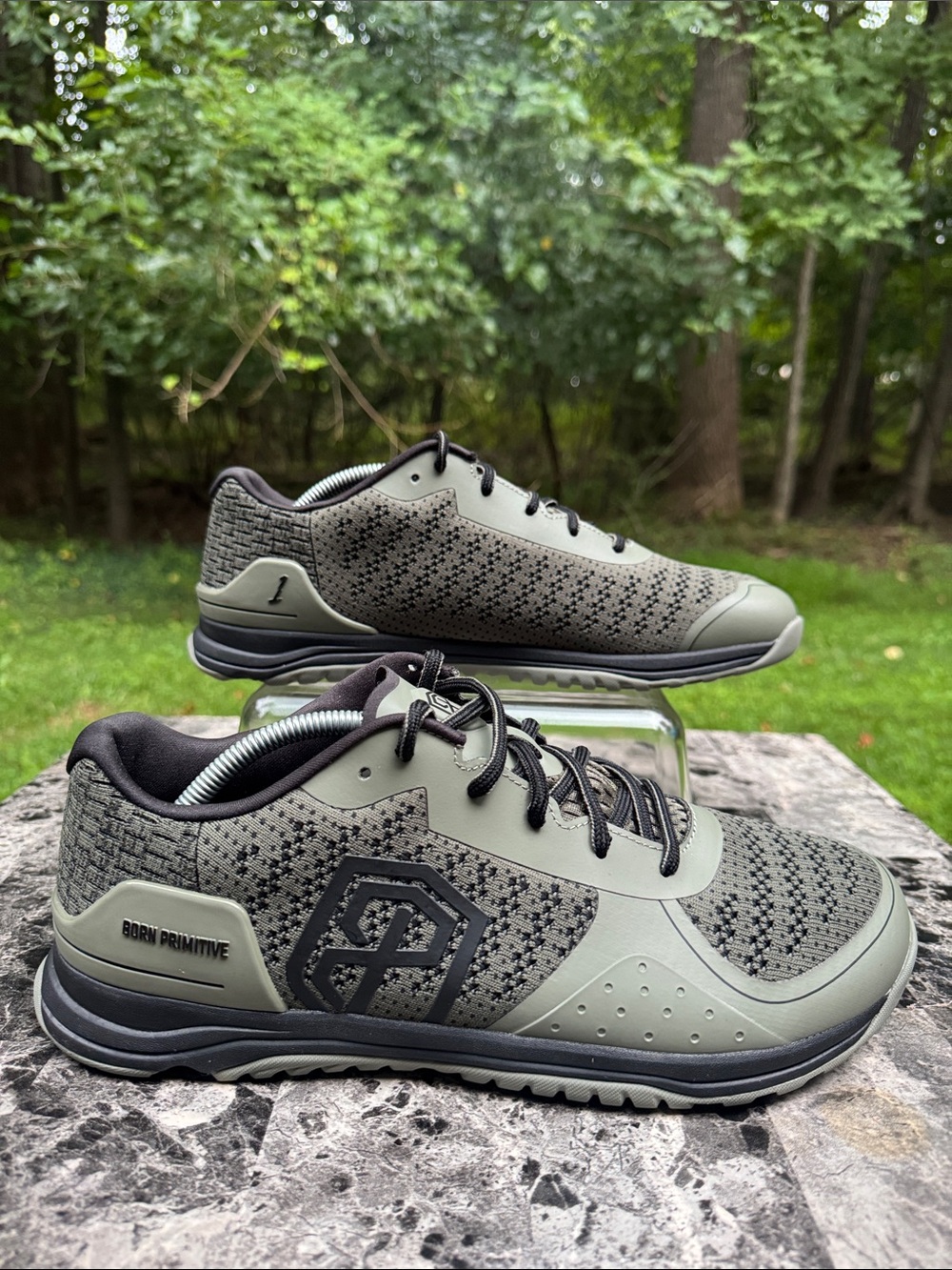 Born Primitive Savage 1 Training Running Shoes Men's Size 11.5 Green/Black